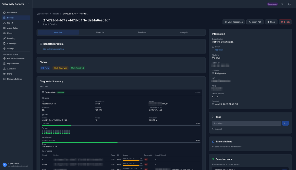 Conniva: A Smarter Approach to Network Troubleshooting